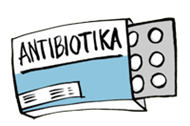 Pakning med antibiotika